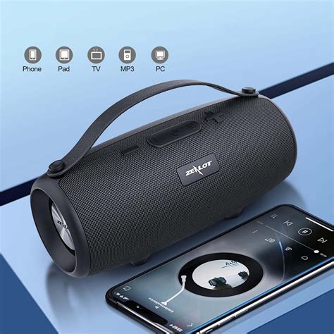 Cassa Speaker Bluetooth Portatile Zealot S Altoparlante Stereo Aux Tf