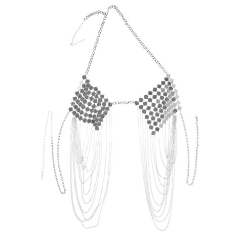 Tassels Body Jewelry Bikini Body Chain Sexy Breast Jewelry Chain Bikini Beach Harness Walmart