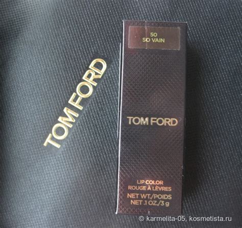 Тщеславие - небольшой, но все-таки грех.... Tom Ford Lip Color 50 So ...