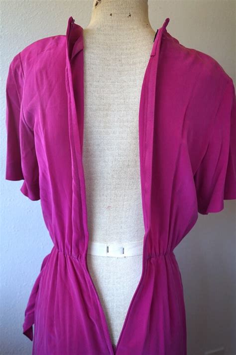 Hi Barbie Hot Pink S Silk Dress Gem