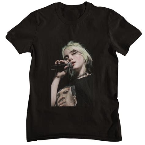 Camiseta Billie Eilish Live Unissex Em Algodão Alternative Shopee Brasil