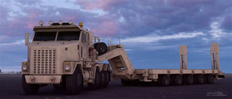 Wu H Oshkosh Heavy Equipment Transport System