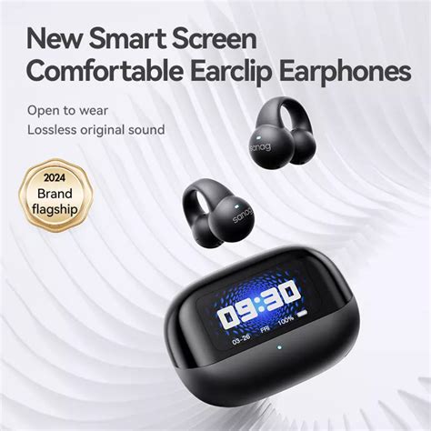 Sanag S2 Pro Ear Clip Wireless Bluetooth Smart Air Conduction headphon ...