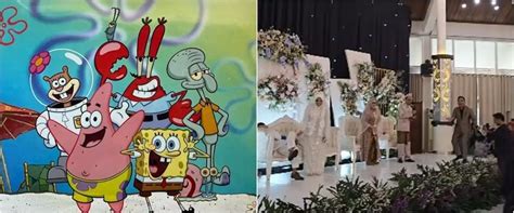 Anak Pengisi Suara Squidward Menikah Tamu Kondangan Berasa Hadiri Pernikahan Di Bikini Bottom