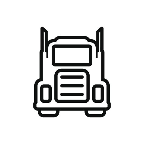 Truck Icon Isolated On White Background 23795009 Vector Art At Vecteezy