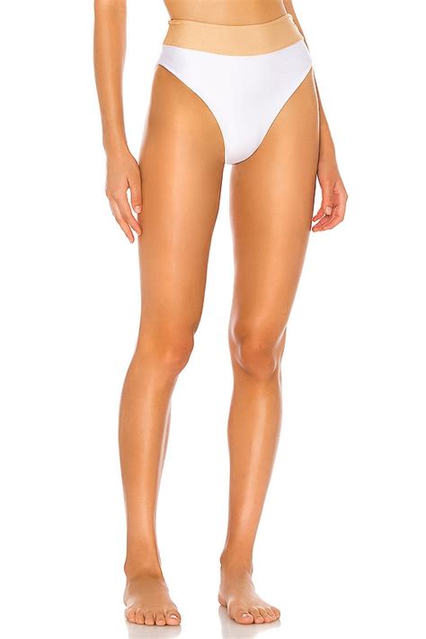 Lpa Foster High Waist Bottom In White Nude Revolve