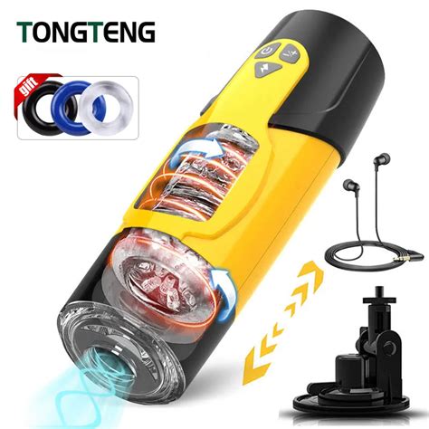 Teleskop-rotation-Mastur-bator-Tasse-Vagina-Masturbation-Blowjob ...