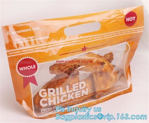 Quality Fried Chicken Bagroasted Chicken Ziplock Packaging Baghot