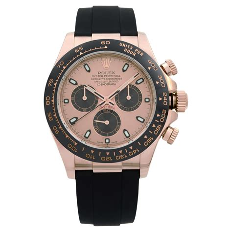 Rolex Rose Gold Chocolate Dial Cosmograph Daytona Wristwatch Ref