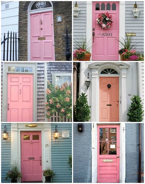 Southern Ervin Living: Home Exterior || Pink Doors