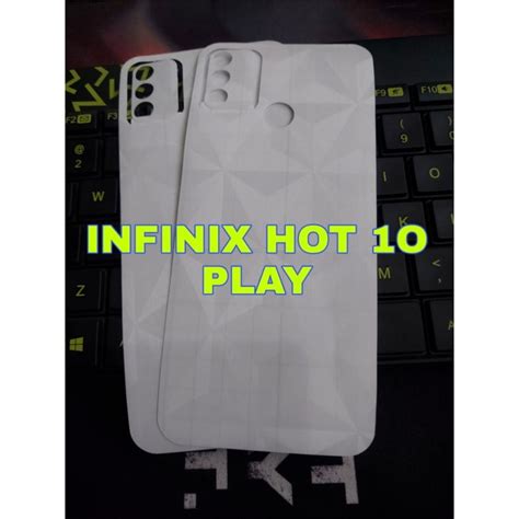 Jual Skin Carbon Infinix Hot Play Sticker Carbon Diamond Garskin Kab Bekasi Xestar