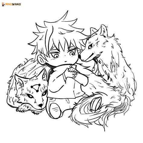 Раскраски Магическая битва - Лучшие раскраски в формате А4