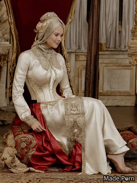 Porn image of earrings sitting natural tits fully clothed brunette Château de Versailles France