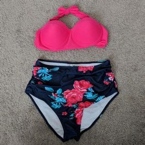 Swim High Waist Suit Crossover Bandage Bikini Set F Poshmark