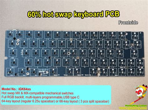 Custom Mechanical Keyboards Diy Keyboard Custom Kits Hot Swap Pcb Diy Parts