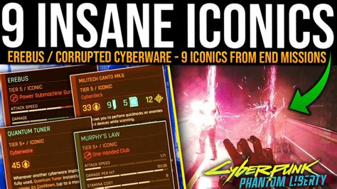 Cyberpunk Erebus Canto Mk Ultimate Guide Secret Iconics