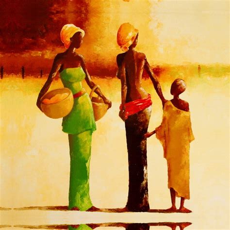 Canvas Art Painting Fashion African Half Naked Women Portrait Living Room Decor Pop Arts Wall