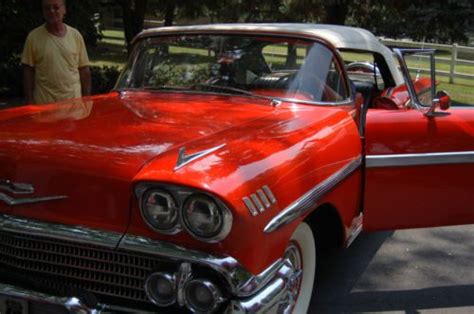 Find Used 1958 Convertible Chevy Impala Rio Red In Wyckoff New Jersey