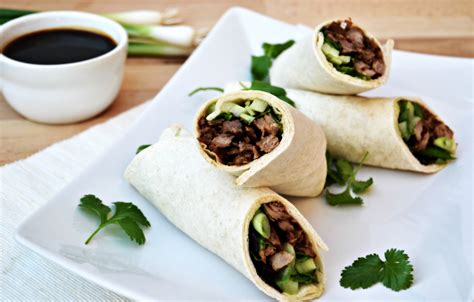 Leftover Turkey Hoisin Sauce Wraps — Gourmet Mum