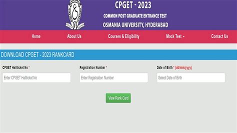 TS CPGET Result 2023 Declared At Cpget Tsche Ac In Link To Check Rank