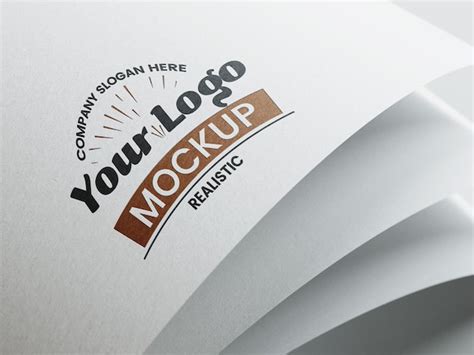 page  paper logo psd  high quality  psd templates