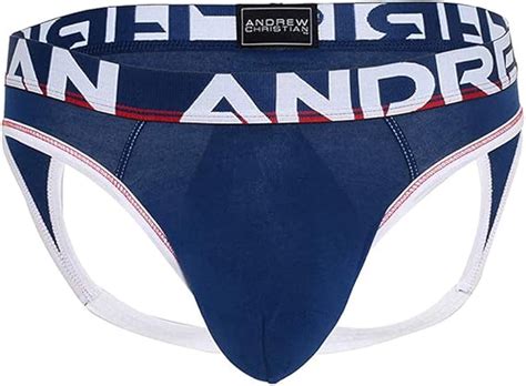 Andrew Christian Jockstrap Locker Room Jock With Almost Naked Blue Amazon Co Uk Clothing