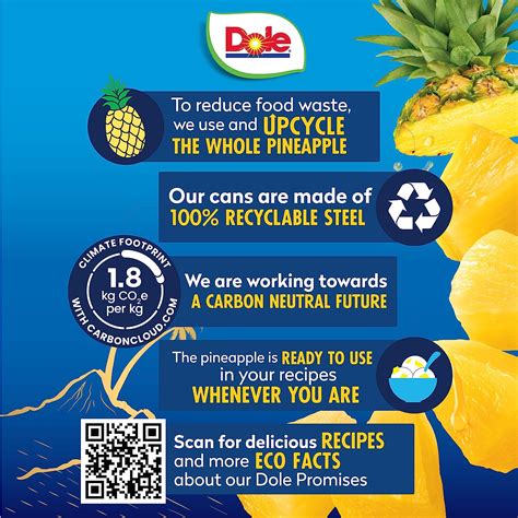 Dole® Tropical Gold® Premium Pineapple Chunks In 100 Juice Dole