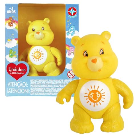 Ursinho Carinhosos Amarelo - Mini Boneco Ursinhos Carinhosos Sol Care Bears Amarelo Vinil | Shopee ...