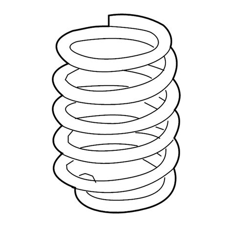 Audi Coil Spring Front Sport E Dg Genuine Vw Audi E Dg