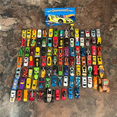Hot Wheels Matchbox Etc Bulk Lot Vehicles Hot Wheels Carry Tin