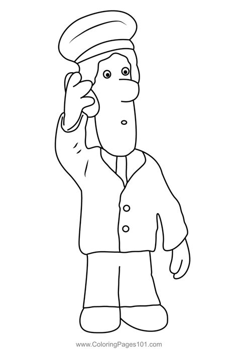 Postman Coloring Page For Kids Free Postman Pat Printable Coloring