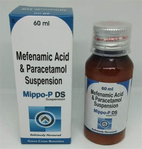 Mefenamic Acid Mg Paracetamol Mg Mippo P Ds Suspension