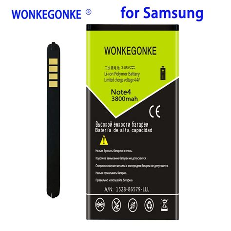 Wonkegonke Mah Eb Bn Bbe Battery For Samsung Galaxy Note N F