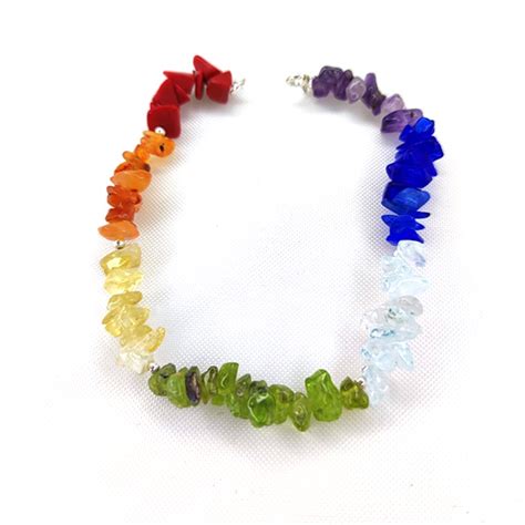 Pulsera Mineral Chakras Mundo Artesano