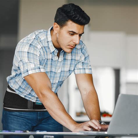 Sacroiliac SI Joint Hip Belt - Lower Back Support Brace for Men and