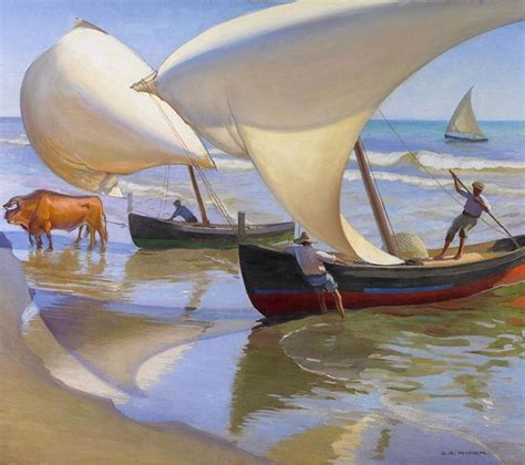 Arthur Grover Rider (1886 - 1975) | American painting, Boat art ...