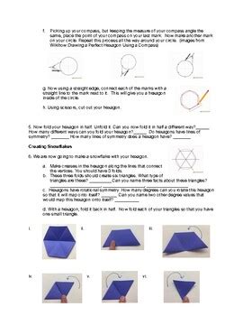 Hexagonal Snowflakes by Vanessa Moore | Teachers Pay Teachers