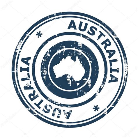 Australia passport stamp — Stock Photo © speedfighter17 #24586311