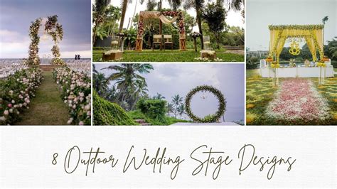 Best Outdoor Wedding Stage/Mandapa Designs - Weva Photography