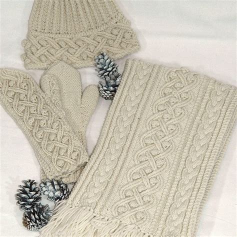Scarf Mitten Set Etsy