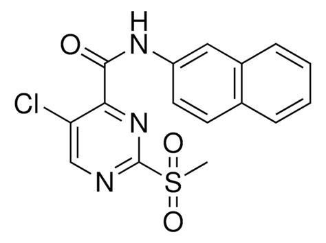 Chloro Methylsulfonyl N Naphthyl Pyrimidinecarboxamide