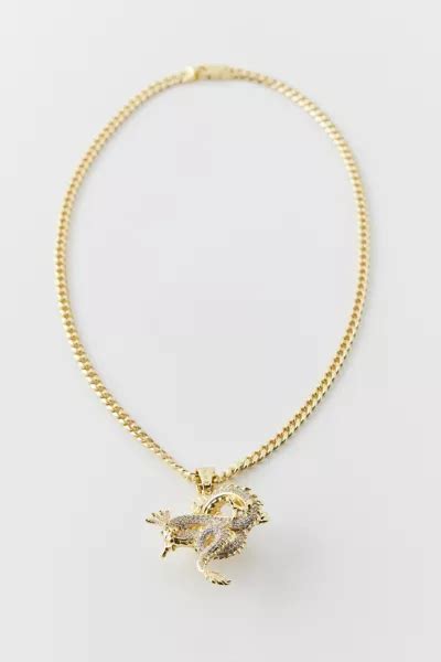 king ice dragon necklace urban outfitters