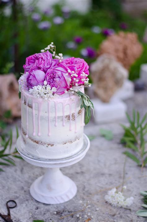 Bolo Semi Naked De Cereja E Papoila Cherry Poppy Seed Semi Naked Cake Coco E Baunilha