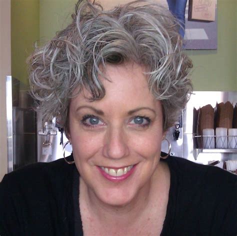 Lovely Short Curly Haircuts Grey Curly Hair Grey Hair Inspiration