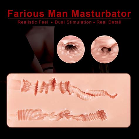 Masturbador Masculino Realista Vagina De Bolsillo Luz De Carne Para Placer Intenso Mu Eca