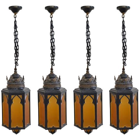 Four Gothic Pendant Lights At 1stdibs