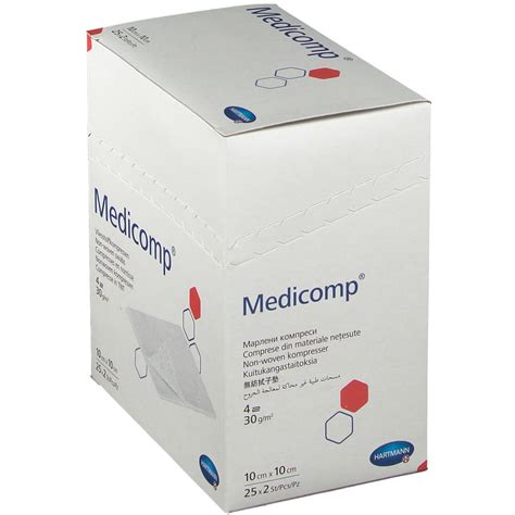 Medicomp Kompressen Steril 10 Cm X 10 Cm 25x2 St Shop Apotheke At