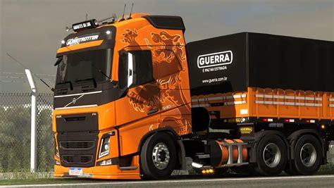 NEW VOLVO FH16 EDIT BR BY RAFAEL ALVES 1 35 X ETS2 Mods Euro Truck