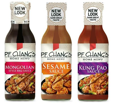 3 Pf Changs Sauces Mongolian Sesame And Kung Pao Other Sauces