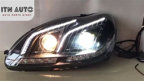 Led Drl Hid Assembly Headlight Headlamp For Mercedes Benz W S